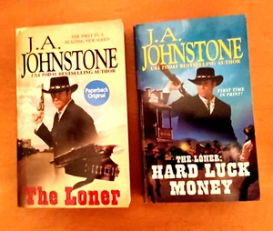 2 Loner novels-William Johnstone-The Loner & Hard Luck Money-free shipping - Picture 1 of 1