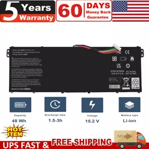 AC14B8K 48Wh Battery for Acer Chromebook CB5-311 CB3-531 CB5-571 4ICP5/57/80 PC - Picture 1 of 13