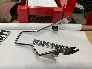 Harley 09-up chrome detachable sissybar passenger back rest upright - Picture 1 of 4