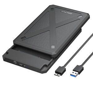 USB 3.0 Festplattengehäuse Externes Gehäuse Festplatte 2.5 Zoll SATA SSD HDD