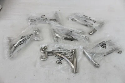 6 New NIP Silver Chrome Color Lantern Flower Pot Hook w/ Threads Threaded  - Image 1 of 4