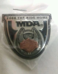 Harley Davidson MDA 105th The Ride Home Pin Copper Bar & Shield - Bild 1 von 1