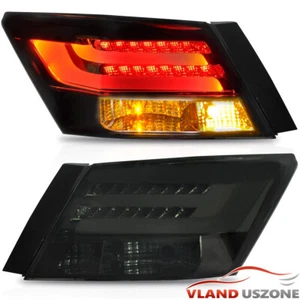 LED DRL Tail Lights For 2008-2012 Honda Accord Smoked Rear Lamps Assembly LH+RH - Bild 1 von 12