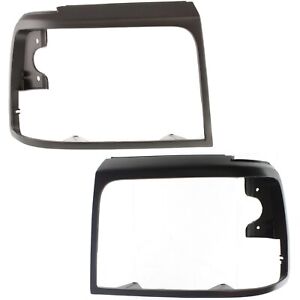 Left and Right Headlight Door Set For 1992-1997 Ford F-150 FO2513130 FO2512129
