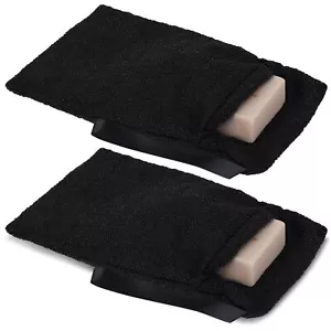 2 Pcs Exfoliating Soap Saver Mesh Bag Soap Lather Pouch for Shower Bathroom - Picture 1 of 9