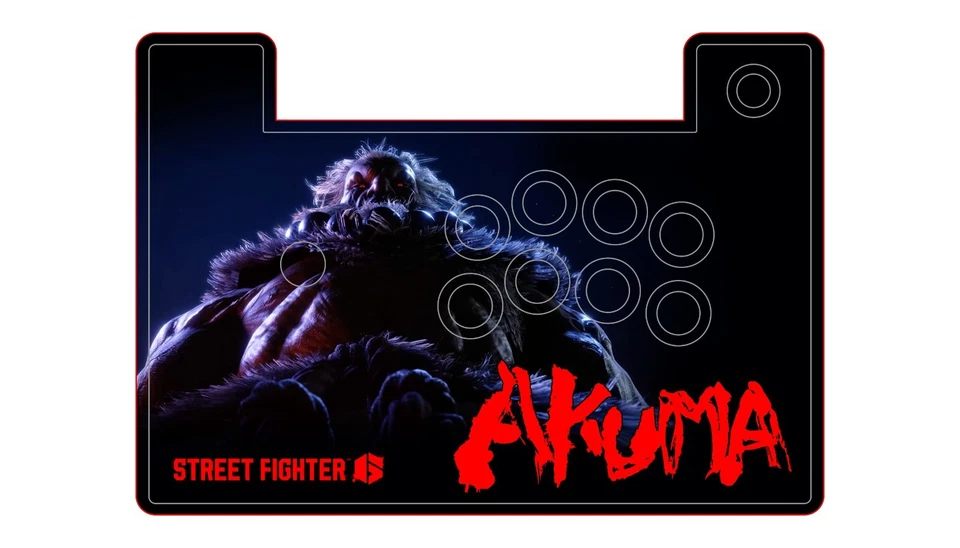 HORI ALPHA PS5 Fightstick Custom artwork (ONLY) AKUMA SF6 - Image 1 of 1