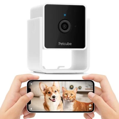 Cámara Petcube | Cámara interior Wi-Fi para mascotas y seguridad con aplicación de teléfono monitor de mascotas... Foto 1 de 4