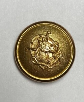 Chaps Ralph Lauren Replacement Blazer Buttons Set 10 Gold Tone Metal Horse Head - Image 1 of 4