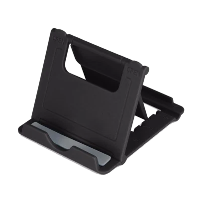 Adjustable Phone Holder Stand Folding Foldable Thin Cradle for Samsung iPhone - Image 1 of 4