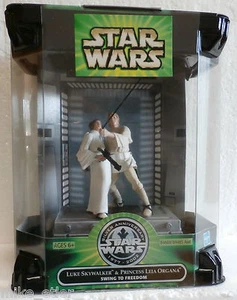 Star Wars Silver Anniversary Luke & Leia Swing to Freedon (Hasbro, 2002) New - Picture 1 of 3