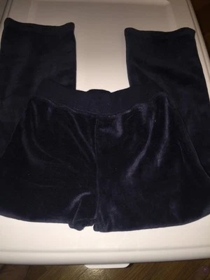 Pantalones suaves Juicy Couture para niñas talla 5 azul marino usados en excelente estado Foto 1 de 4