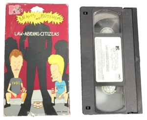 Vintage 1997 MTV Beavis and Butt-Head Law-Abiding Citizens VHS Tape - Picture 1 of 7