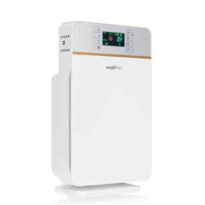 Luftreiniger Luft HEPA Filter Bakterien Aktivkohle Pollen Ionisator Weiß - Bild 1 von 4