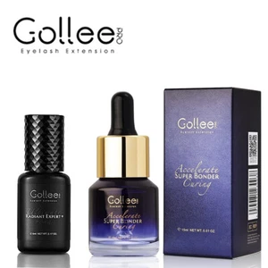 Pegamento para pestañas Gollee 5 ml + pestañas Bonder 15 ml 0.5s tiempo de secado resistente al agua - Imagen 1 de 12