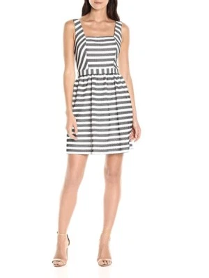 Vestido espalda abierta de TRINA TURK encalado/negro talla 0 Foto 1 de 4