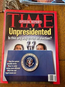 TIME UNPRESIDENTED ELECTION MAGAZINE MINT CONDITION. FREE SHIPPING. NO LABEL - Imagen 1 de 1