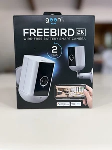 Geeni Freebird 2k Wire Free Battery Smart Camera 2 Pk - Picture 1 of 4