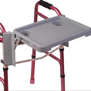 DMI Walker Tray With Cup Holders For Folding Walkers, Fits Most Standard Walkers - Picture 1 of 4