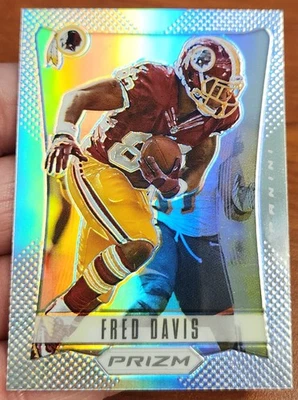 FRED DAVIS 2012 PRIZM FOOTBALL SILVER PRIZMS REFRACTOR RARE!! - Image 1 of 2