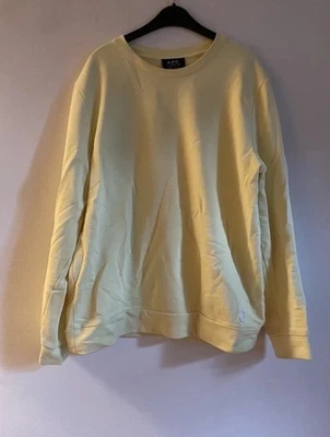 A.P.C. APC Sweatshirt Hellgrau mit Aufdruck Gr. S Top Zustand - Bild 1 von 3