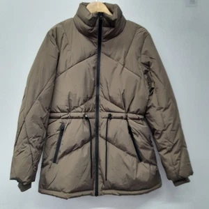 Karen by Simonsen Puffer Jacket UK 8 EU34 NWT Brown 'Walnut' RMF-FPL5 - Picture 1 of 9