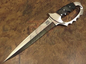 CUSTOM HANDMADE WERKZEUGSTAHL FULL TANG D-GUARD BOWIE MESSER JAGD SURVIVAL MESSER - Bild 1 von 5