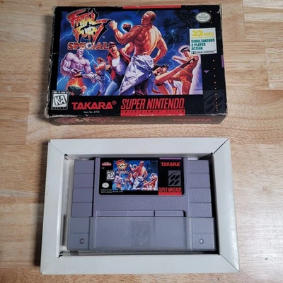 Fatal Fury SNES Super Nintendo Ent Syst, 1992 CIB No Manual - Tested - Image 1 of 4