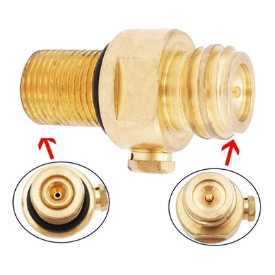 CO2 Refill Adapter CO2 Adapter Refills Connector Brass - Bild 1 von 4