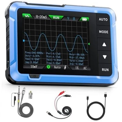  Osciloscopio de mano DSO-510/Generador de señal DDS 2 en 1, digital portátil  Foto 1 de 4