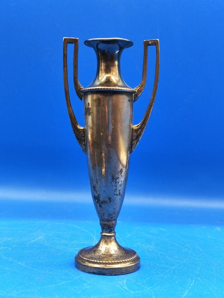 Antica Piccola Anfora D'epoca Liberty In Argento 800 Old Silver Nobiliare  - Immagine 1 di 4