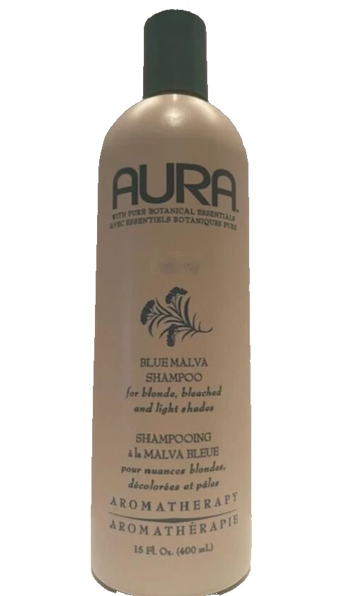 Champú AURA Blue Malva para rubios, blanqueados, tonos claros - 15 oz - rápido Foto 1 de 1