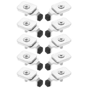 10 pièces bouchons d'extrémité de rechange pour tête de voie de rideau blocs de limite coulissante - Photo 1/10