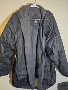 Men's Misty Harbor XXL 2XL Black Rain Jacket Coat - Picture 1 of 6