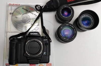Digitalkamera Sigma SD9 mit drei Objektiven - Bild 1 von 4