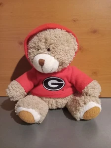 GEORGIA BULLDOGS 8 Zoll Plüsch-Teddybär im Hoodie UGA NCAA SEC Fußballspielzeug Y2 - Bild 1 von 3