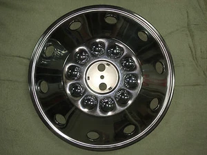 RV Hub Cap- 20.5" Wheel Cover- Stainless Steel Rim Cover 10 Lug and 20 1/2" -NEW - Picture 1 of 4