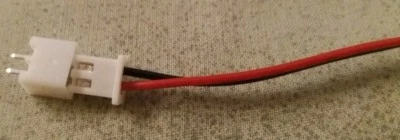 JST XH 2,54 mm 2-Pin Stecker und  Buchse ca. 20 cm Kabel - Bild 1 von 3