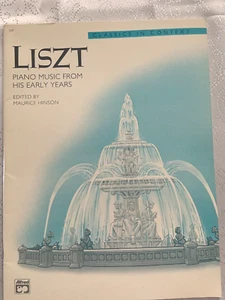 Liszt  Piano Music His Early Years Edited by Maurice Hinson sheet music book - Picture 1 of 5