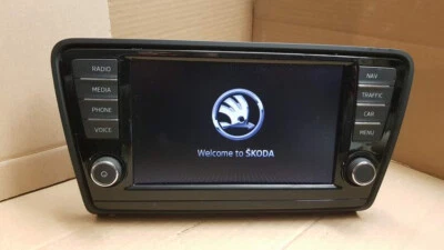 Display Skoda Octavia III Monitor Bildschirm ABT High Nav Discover 5E0919606 - Bild 1 von 4