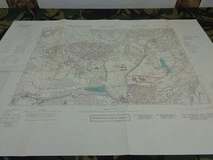 WW2 GERMAN ARMY TARGET MAP of "BIRMINGHAM" (UNIVERSITY, EDGBASTON, HARBORNE etc) - Picture 1 of 11