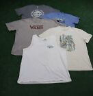 Lot Of 5 Hurley RVCA Vans T Shirt Size XXL Surf Graphic Tees Y2K Cyber Mall