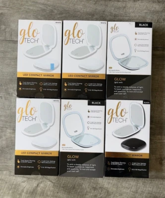 GloTech Led Compact Magnifying Small Mirror 1X and 10X (Bulk Mix Condition) - Image 1 of 3