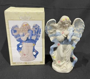 Vintage Beautiful Angel Figurine with a Violin by World Bazaars Crown Accents - Picture 1 of 6