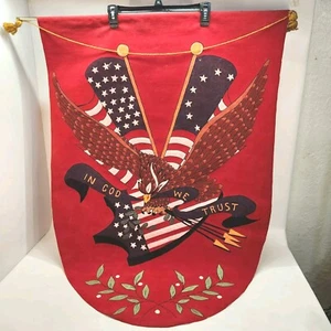 Vietnam Patriotische Flagge Banner 70er US Army Soldat Made - American Eagle Schild - Bild 1 von 9