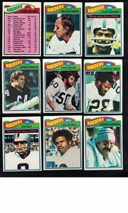1977 Topps Football Oakland Raiders Team Set 18 Karten) * NO CASPER RC - Bild 1 von 2
