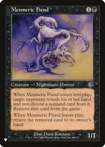 MTG MESMERIC FIEND EXC - DEMONE MESMERICO - TLI - MAGIC - Picture 1 of 1
