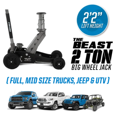 Jack todo terreno Pro Eagle de 2 toneladas Big Wheel “The Beast” Foto 1 de 4