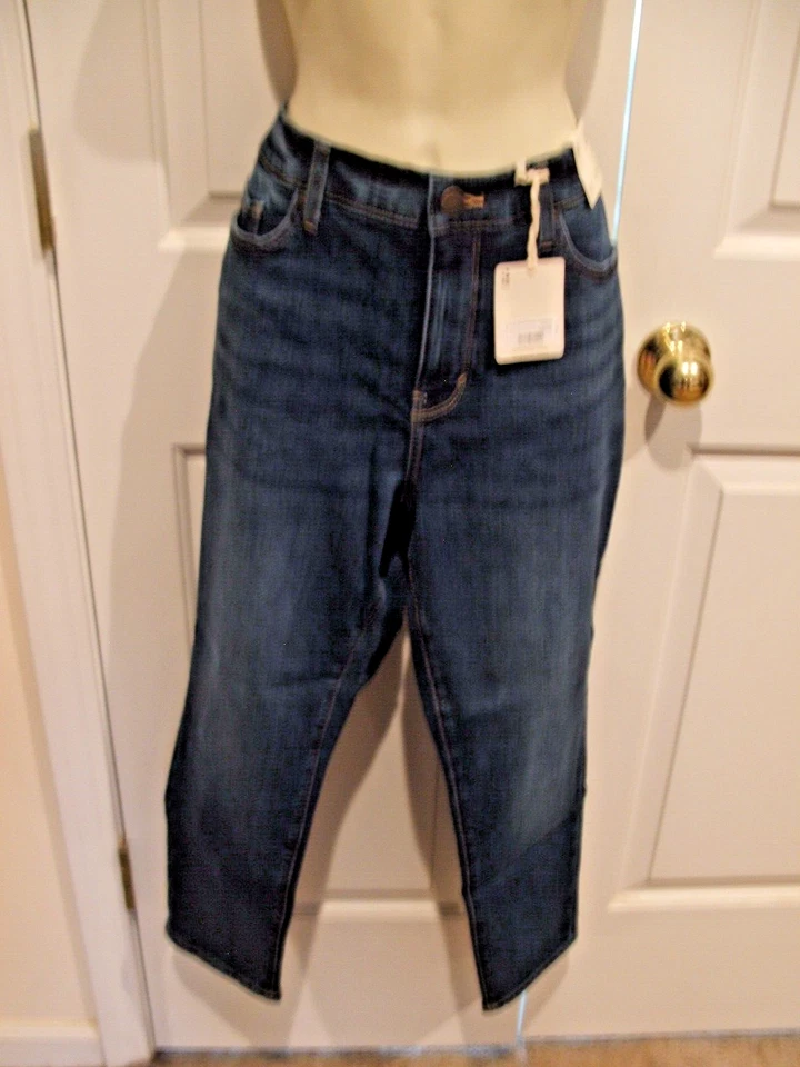 a.n.a. A Approach sz 14 Mid Rise Straight Leg Jeans 34x31 Raw Hem