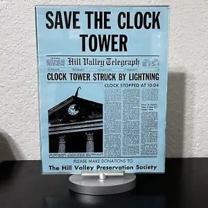 SIGNED Back to the Future Save The Clock Tower Jennifer Claudia Wells BTTF - Picture 1 of 7