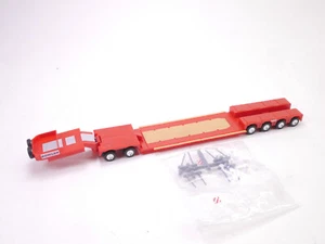 1:87 Herpa Nooteboom Pendel X Schwerlast Auflieger mit Interdolly rot neu